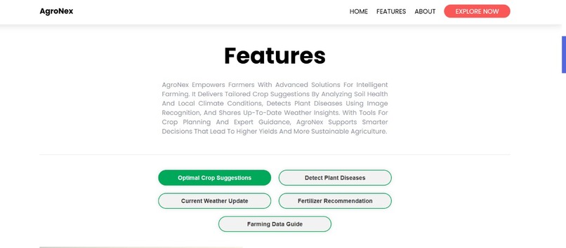 AgroNex – AI-Powered Smart Farming Assistant – screenshot 2
