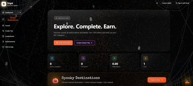 TripX – screenshot 1