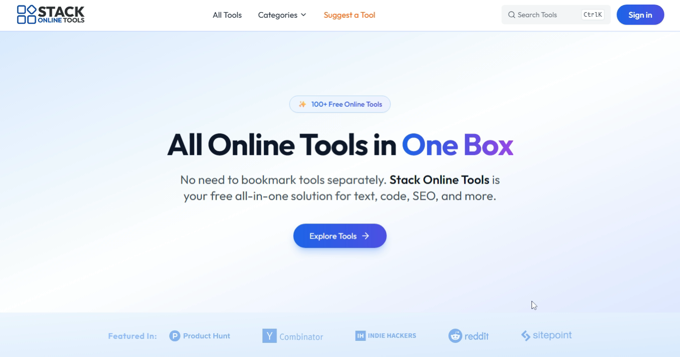 Stack Online Tools | Devpost