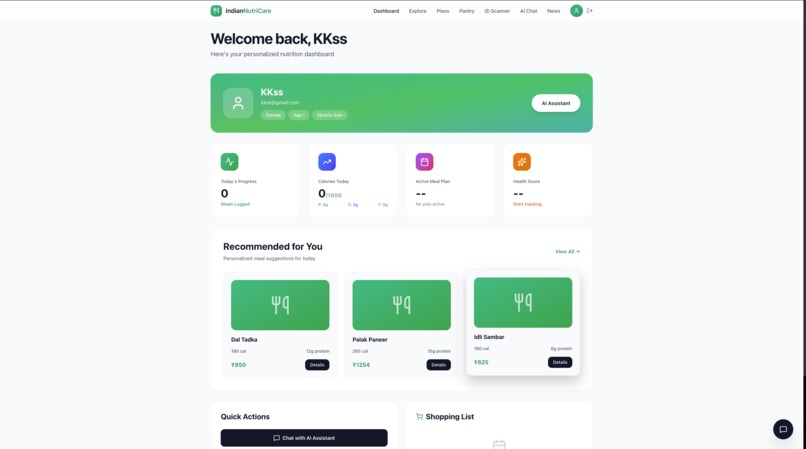 Indian Nutricare – screenshot 6