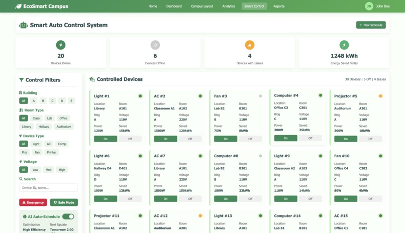 EcoSmart Campus – screenshot 3