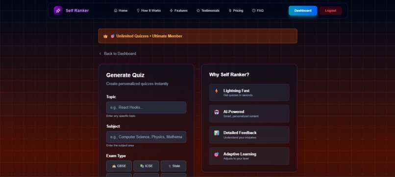Self Ranker – screenshot 3
