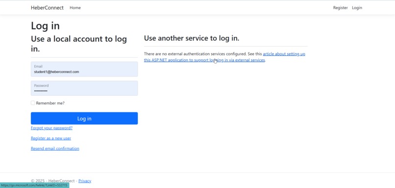 HeberConnect  – screenshot 2
