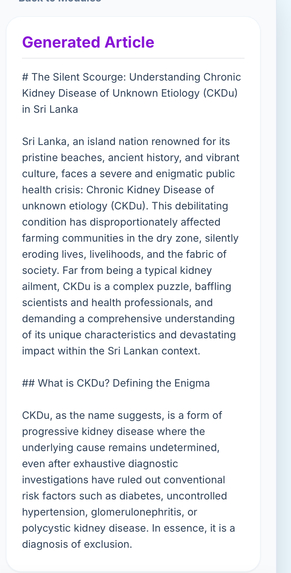 KidneyCare: AI-Powered CKD Awareness & Early Detection – screenshot 10