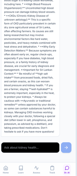 KidneyCare: AI-Powered CKD Awareness & Early Detection – screenshot 11