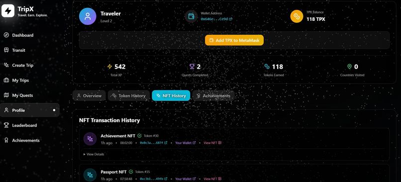 TripX – screenshot 2