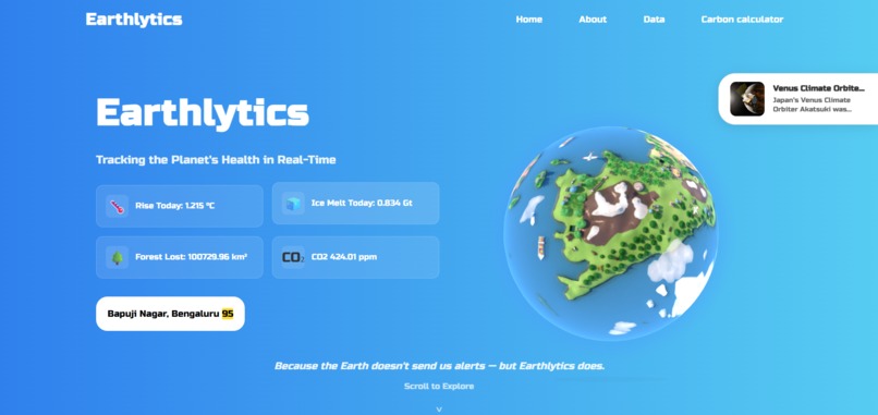Earthlytics – screenshot 1
