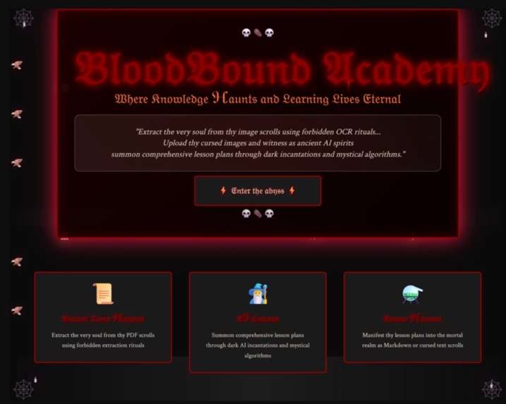BloodBound Academy: A Spooky Haunting Learning Experience – screenshot 1