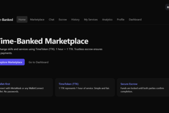 Decentralized Time Bank Marketplace