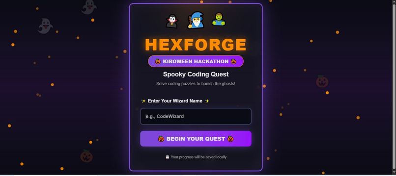 HexForge - spooky-themed coding education game – screenshot 3