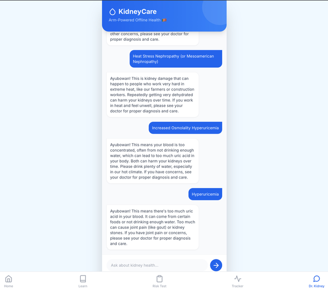 KidneyCare: AI-Powered CKD Awareness & Early Detection – screenshot 13