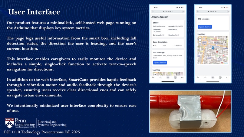 ESE 1110, Team 20, SmartCane – screenshot 5