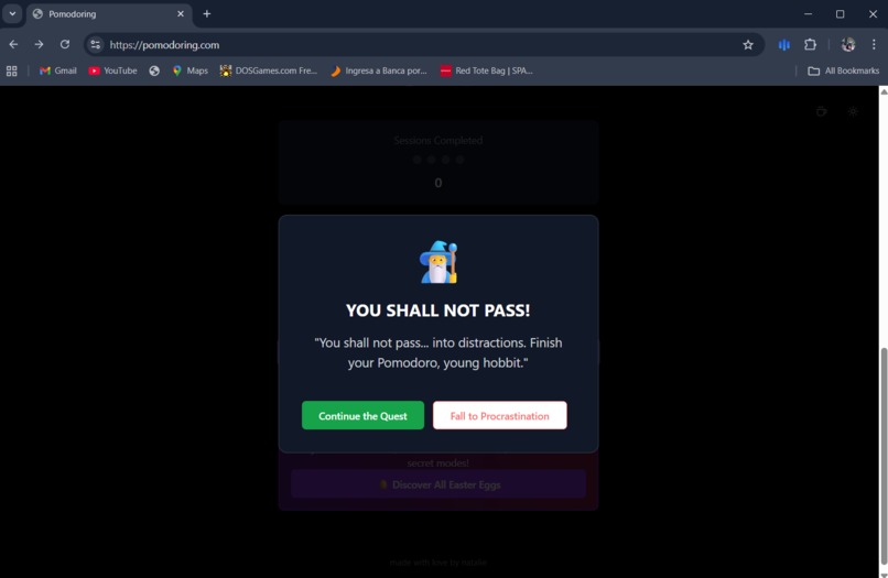 Pomodoring – screenshot 1