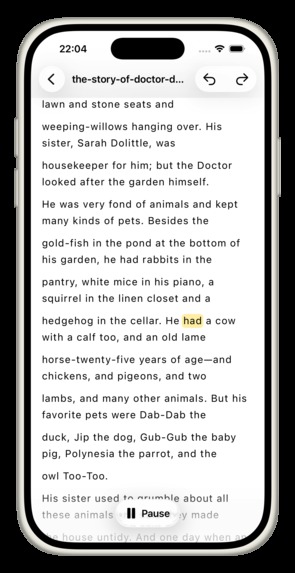 CicadiaReader – screenshot 2