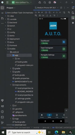 Arm-Unified Task Orchestrator (A.U.T.O.) – screenshot 8