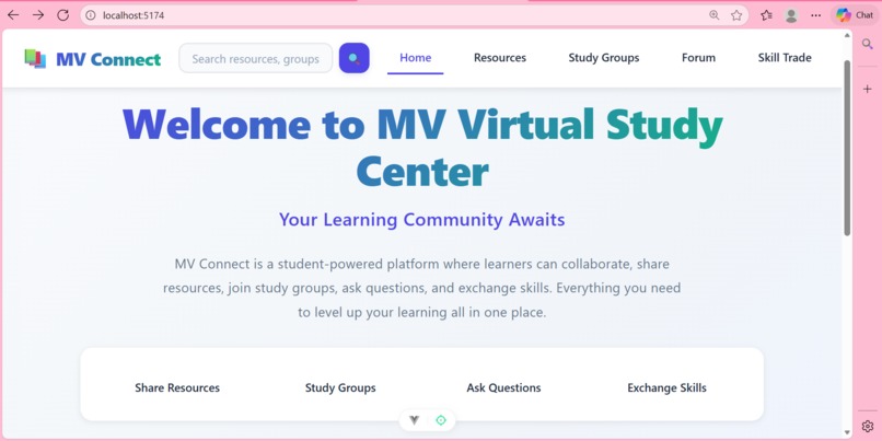 MV Connect – screenshot 1