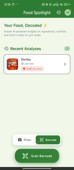 FoodSpotlight – screenshot 3