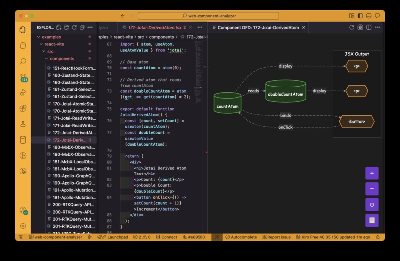 Data Flow Diagram for Web Frontend – screenshot 2