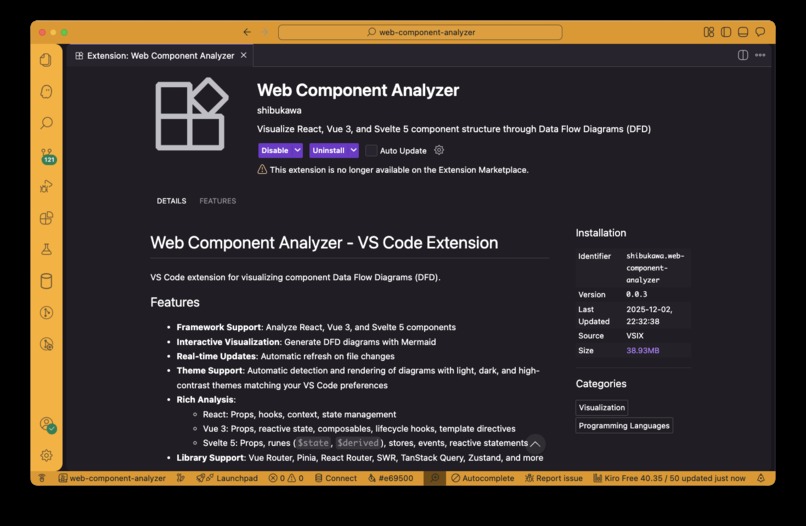 Data Flow Diagram for Web Frontend – screenshot 3