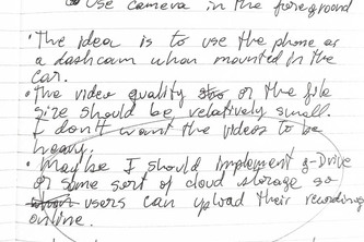 Dash Cam application