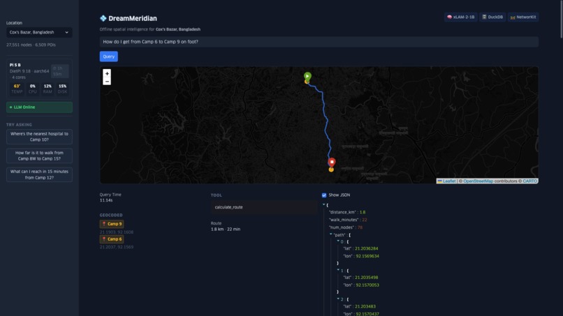 DreamMeridian: GeoAI on Pi – screenshot 8