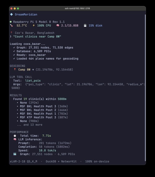 DreamMeridian: GeoAI on Pi – screenshot 11