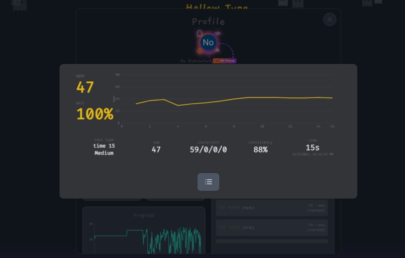 Hallow type  – screenshot 5