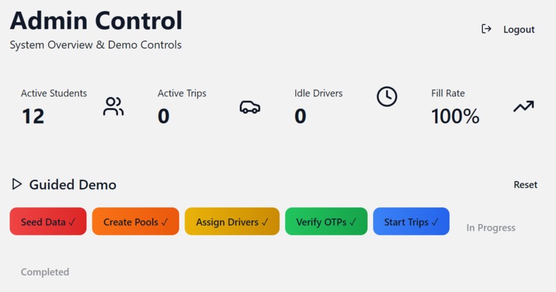 Thapar Campus Mobility System – screenshot 14