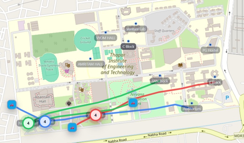 Thapar Campus Mobility System – screenshot 16