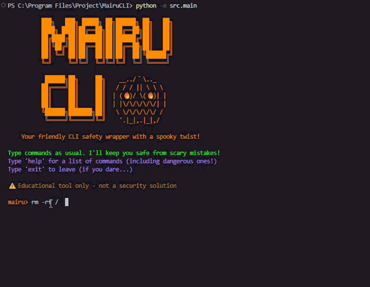 MairuCLI – screenshot 2