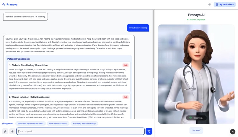 Pranaya- AI Health Companion – screenshot 5