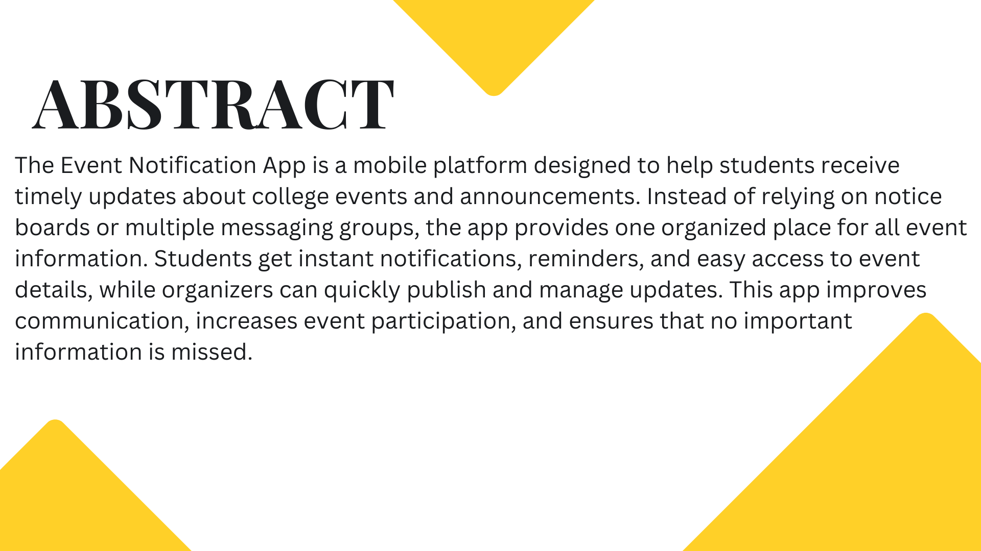 SMART CAMPUS EVENT MANAGEMENT | Devpost