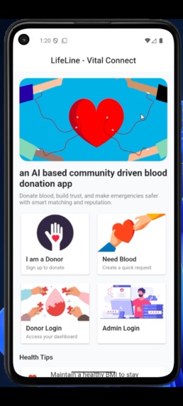 Lifeline-Vital Connect – screenshot 1