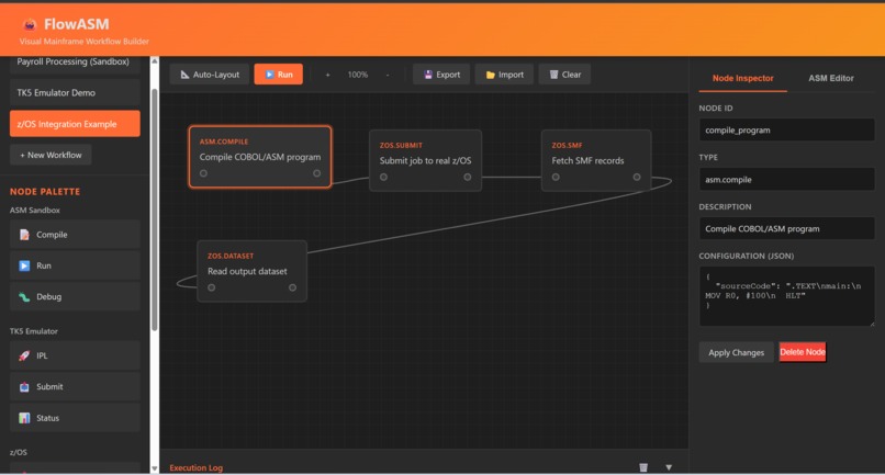 FlowASM – screenshot 1