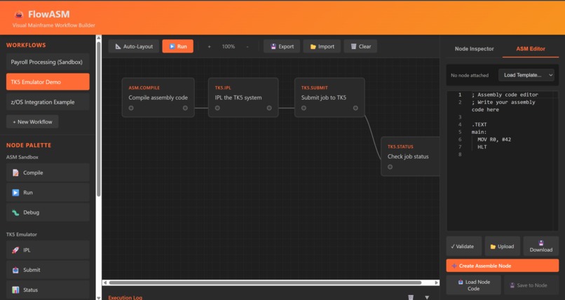 FlowASM – screenshot 2