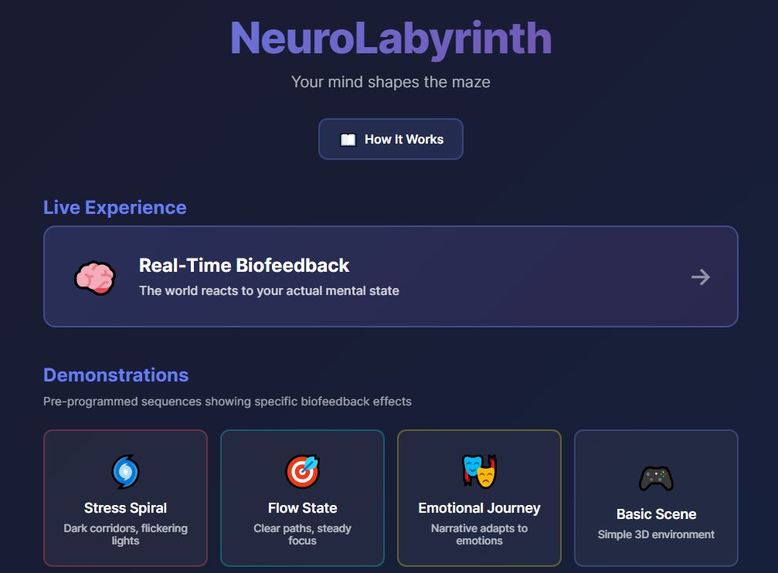NeuroLabyrinth: Where the Maze Reads Your Mind – screenshot 1