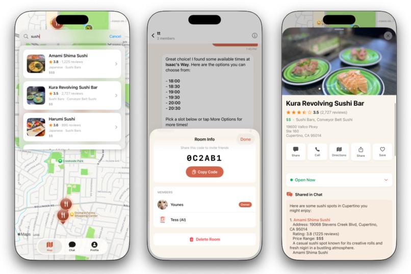 TasteThreads - Group Dining with Yelp AI – screenshot 4