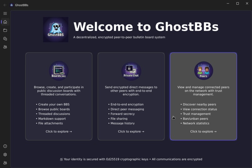 GhostBBS – screenshot 2