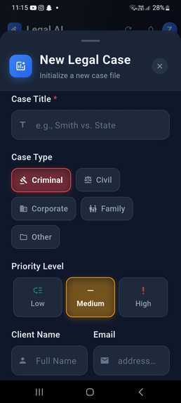 Legal AI – screenshot 1