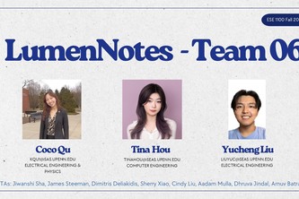 ESE 1110, Team 06, LumenNotes