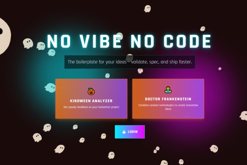 No Vibe No Code – screenshot 1