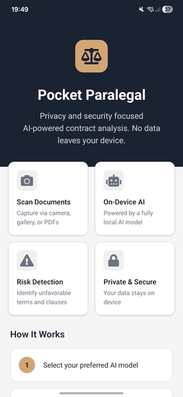 PocketParalegal – screenshot 1