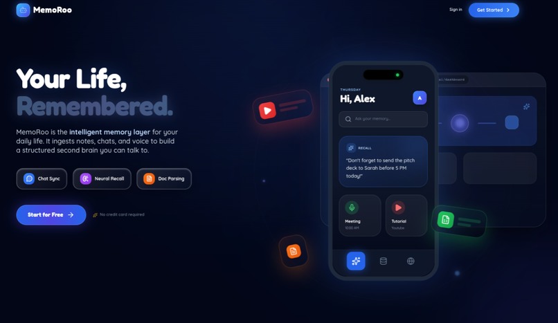 MemoRoo – Your On-Device AI Memory Layer – screenshot 1