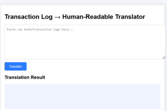 Human-Readable-Translator