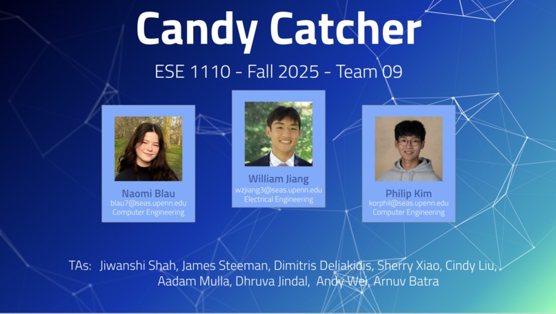 ESE 1110, Team 09, Candy Catcher – screenshot 1