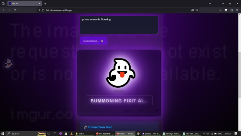 FixIt AI — Kiroween Edition – screenshot 3