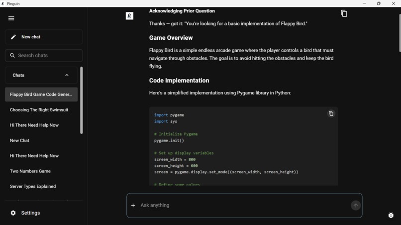 Pinguin – screenshot 1