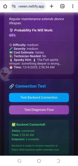 FixIt AI — Kiroween Edition – screenshot 9