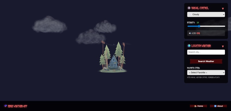 Eerie Weather App – screenshot 2