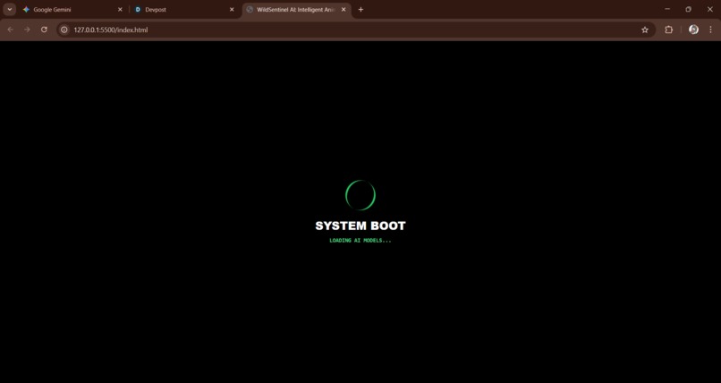 WildSentinel AI: Intelligent Animal Intrusion Detection – screenshot 1
